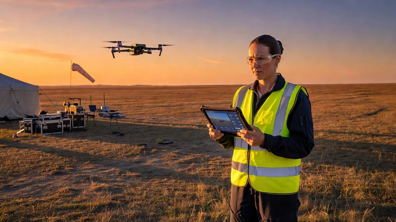 Women flight test team — advanced technical expertise